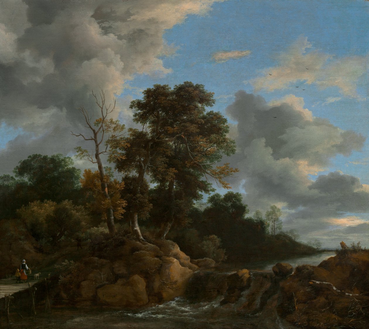 Paisaje, c. 1670 de Jacob van Ruisdael