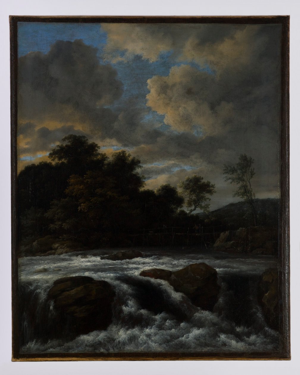 paisaje con cascada de Jacob van Ruisdael