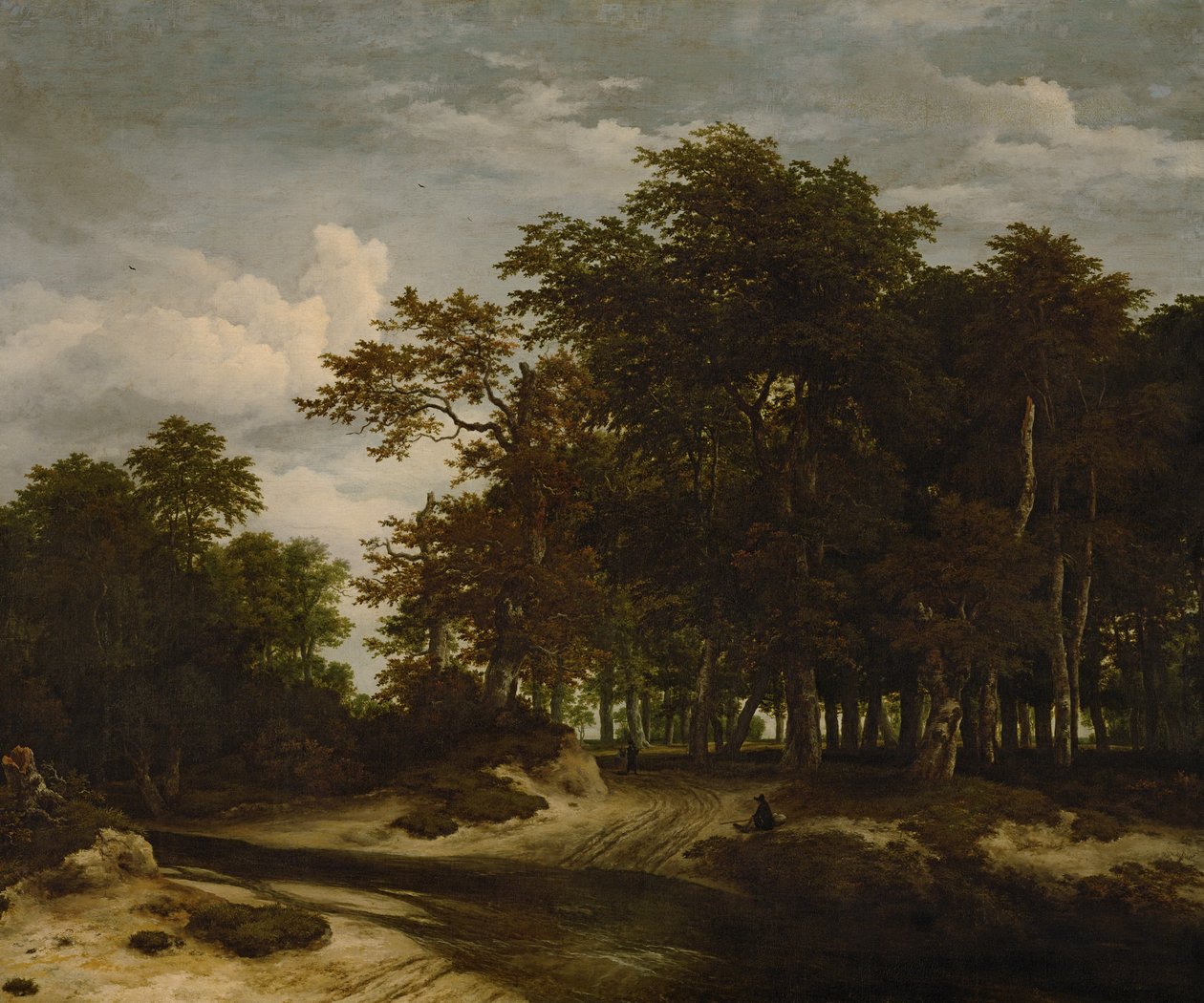 El Gran Bosque, c. 1660 de Jacob van Ruisdael