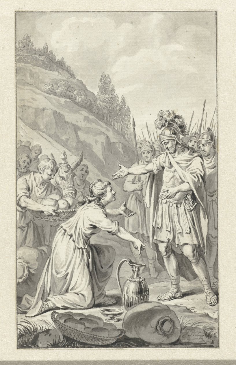 David en Abigaïl de Jacobus Buys