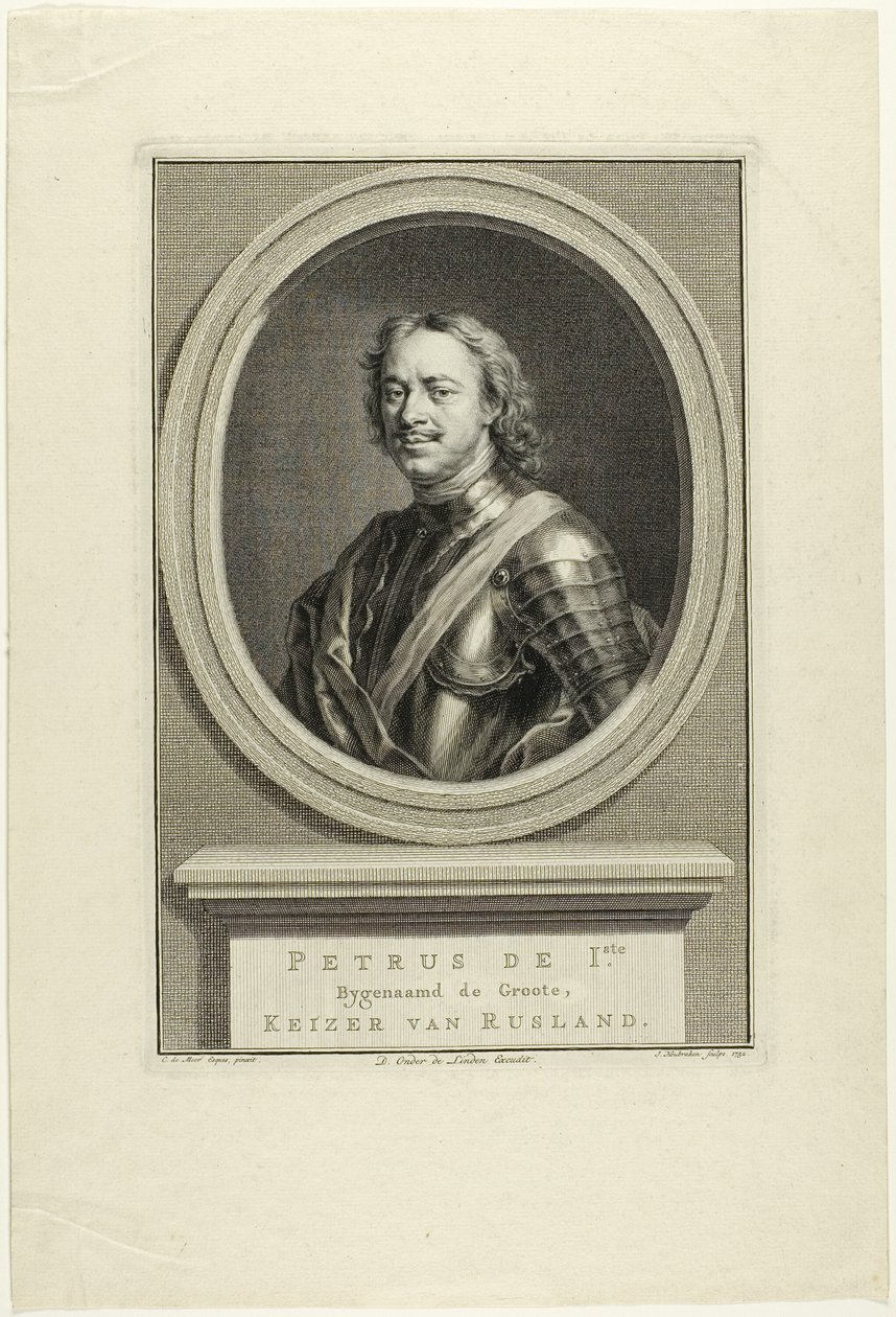 Pedro I de Rusia de Jacobus Houbraken
