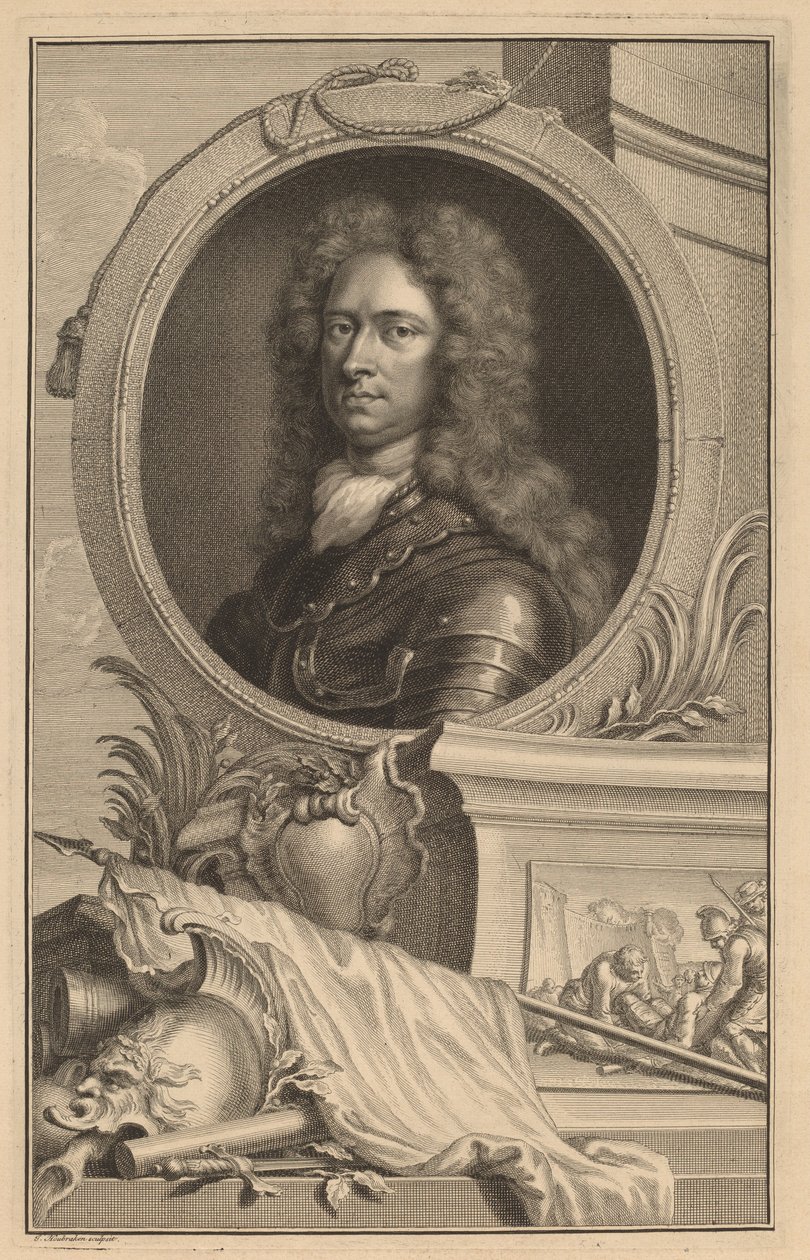Retrato de un caballero de Jacobus Houbraken