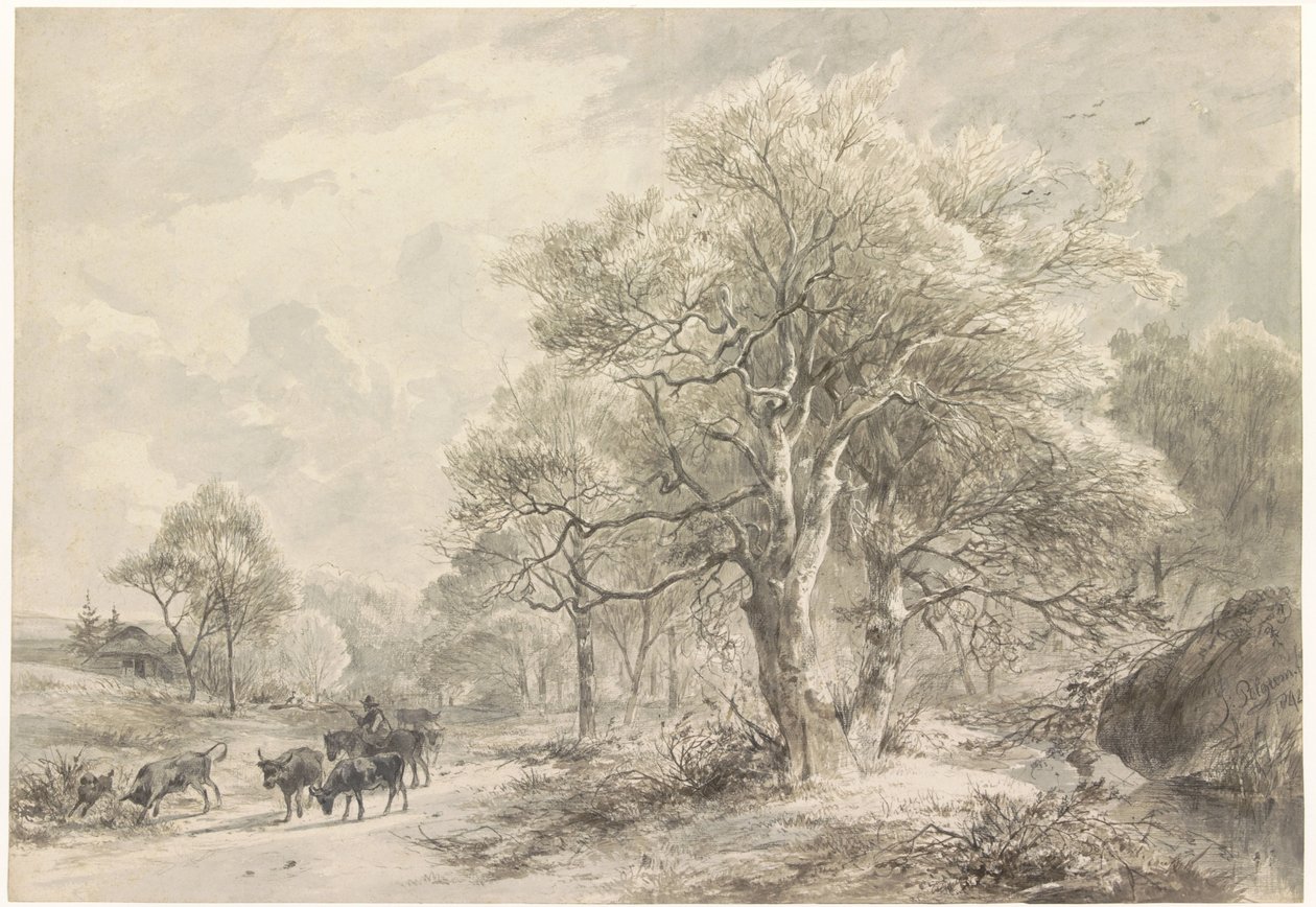 Paisaje de invierno de Jacobus Pelgrom