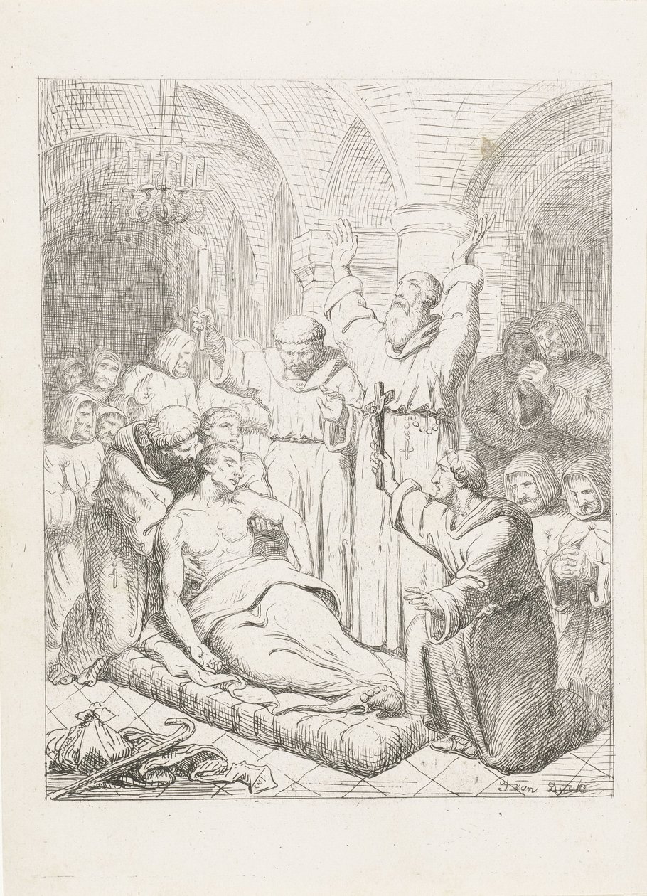 La muerte de Tiddo Winnenga de Jacobus van Dijck