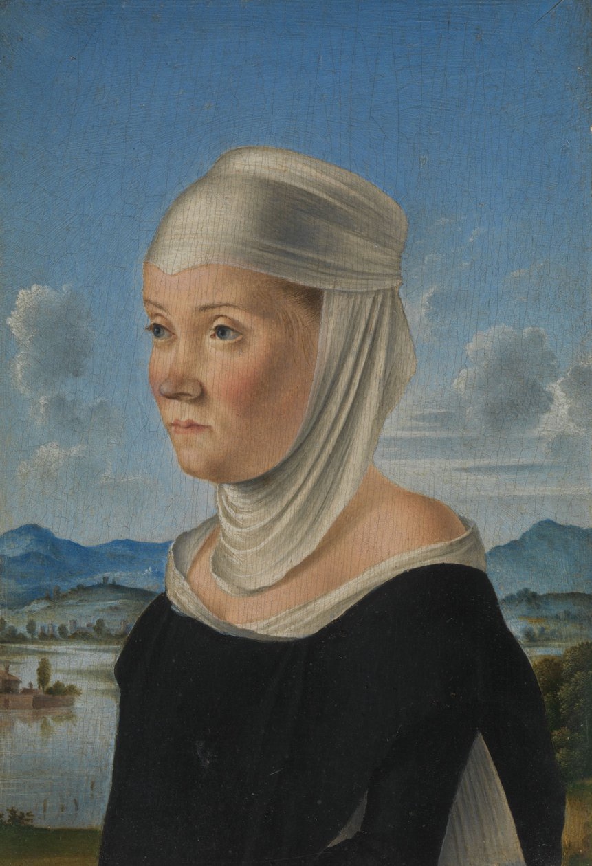 Retrato de una mujer, c.1485-95 de Jacometto Veneziano