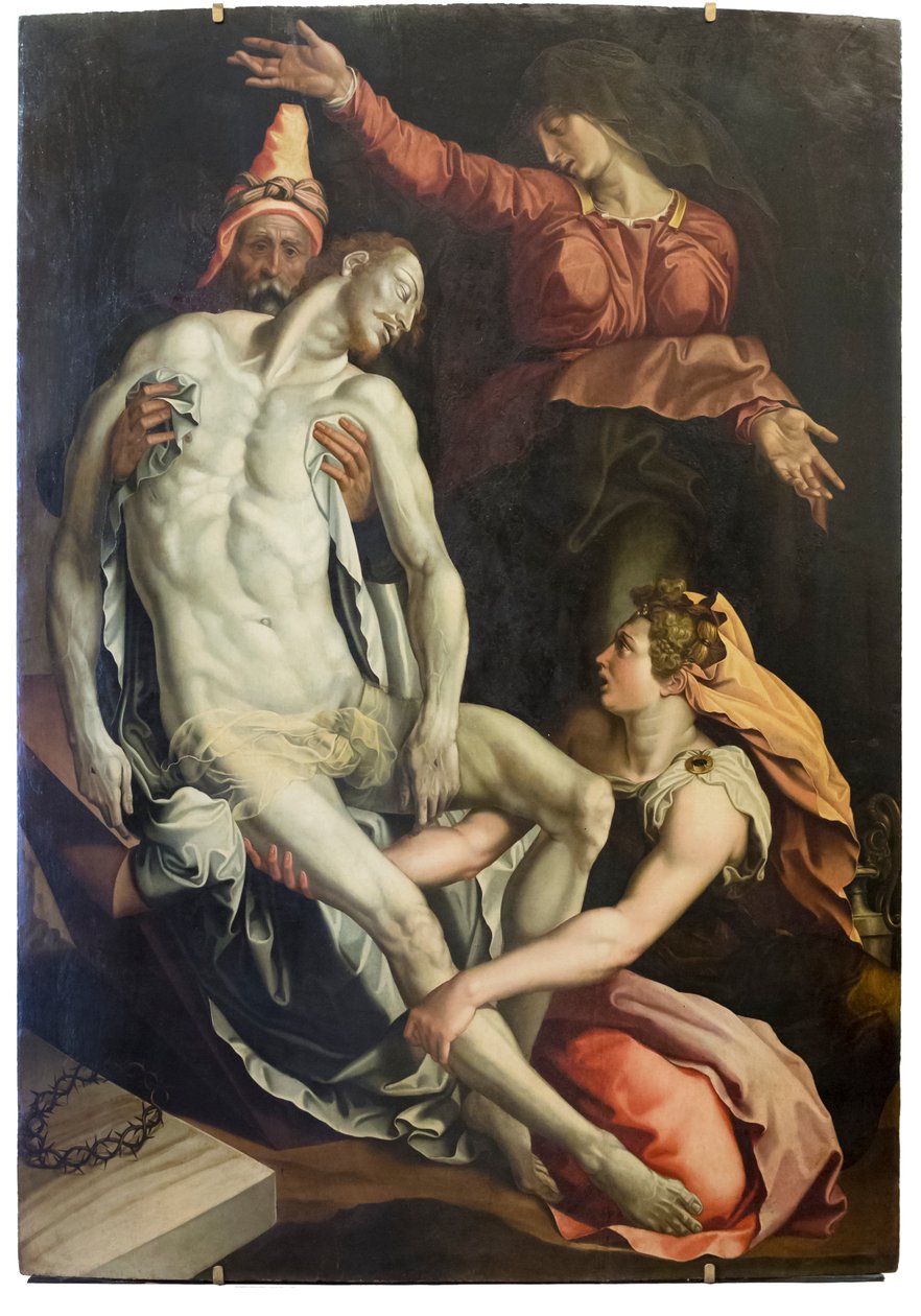 El entierro de Cristo de Jacopino del Conte