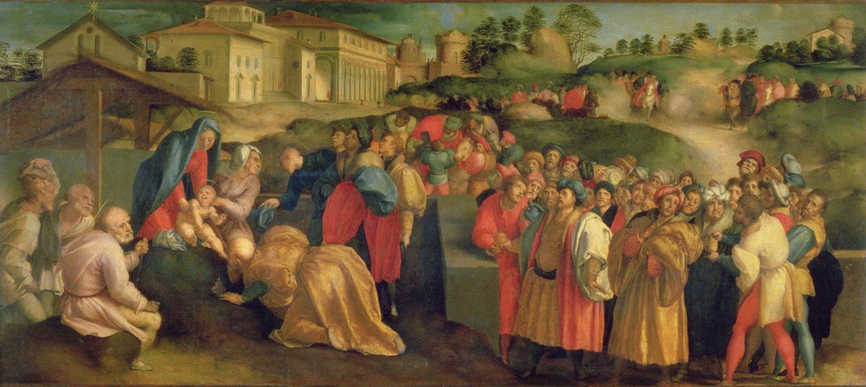 Adoración de los Magos de Jacopo Pontormo