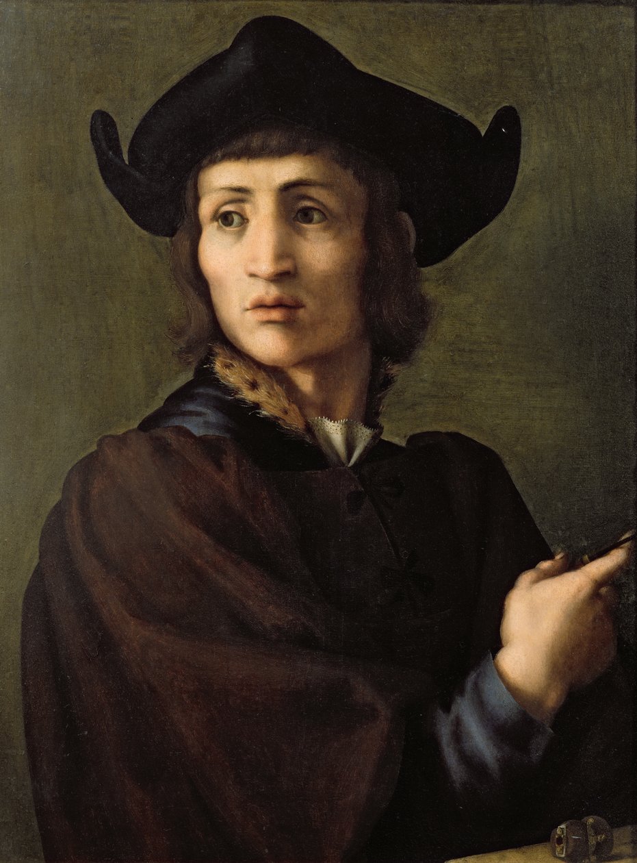 Retrato de un Orfebre de Jacopo Pontormo