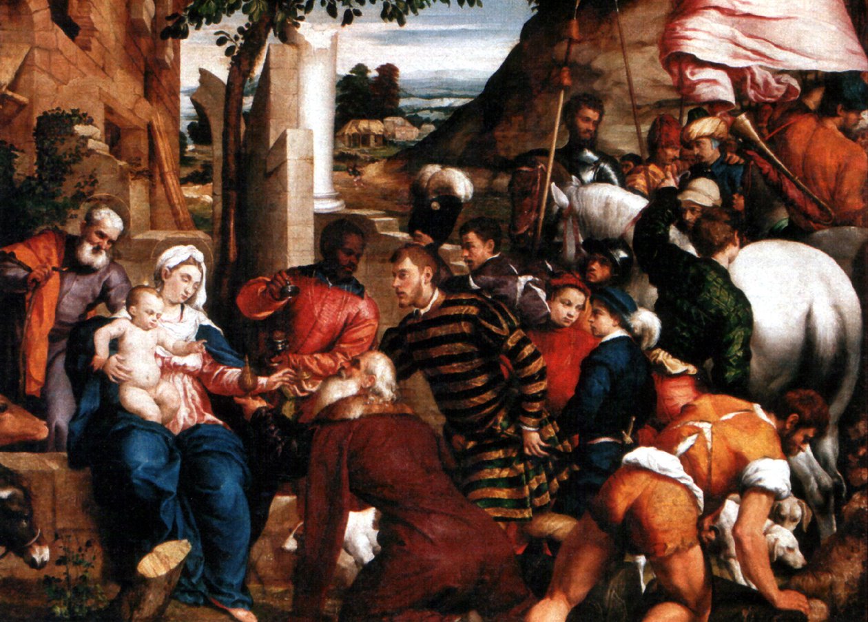 Adoración de los Reyes Magos de Jacopo Bassano