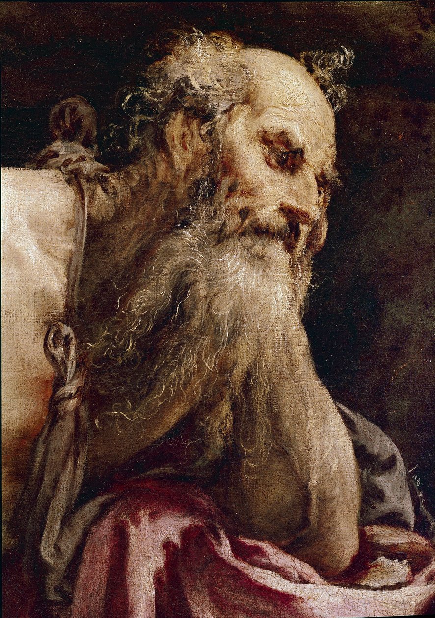 San Jerónimo en meditación de Jacopo Bassano