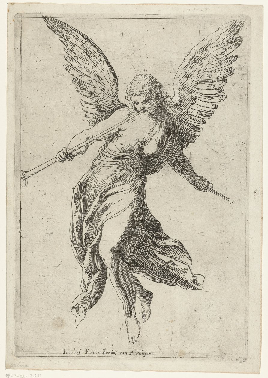 La Fama (Fama) de Jacopo Palma (il Giovane)