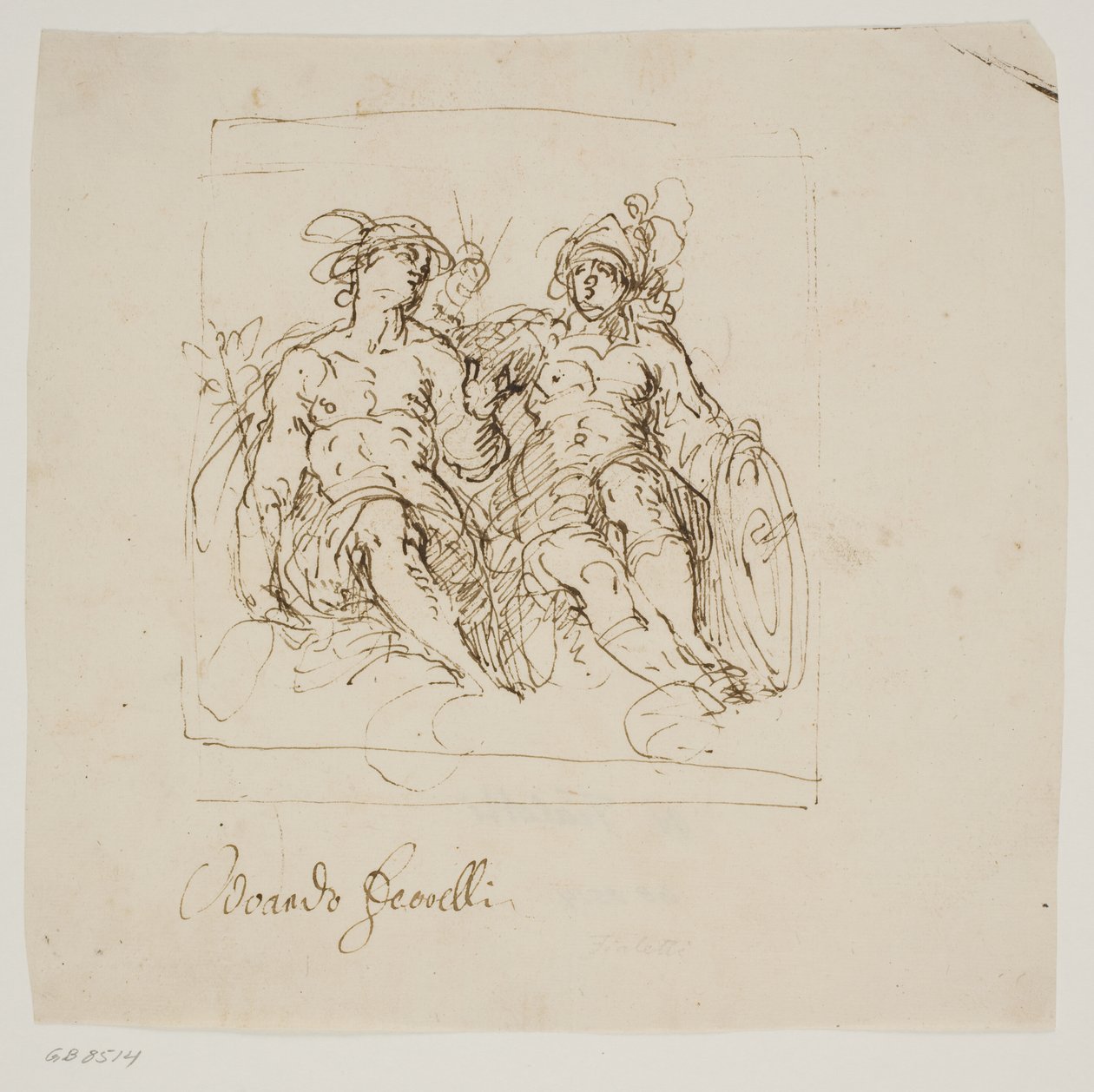 Mercurio y Minerva de Jacopo Palma