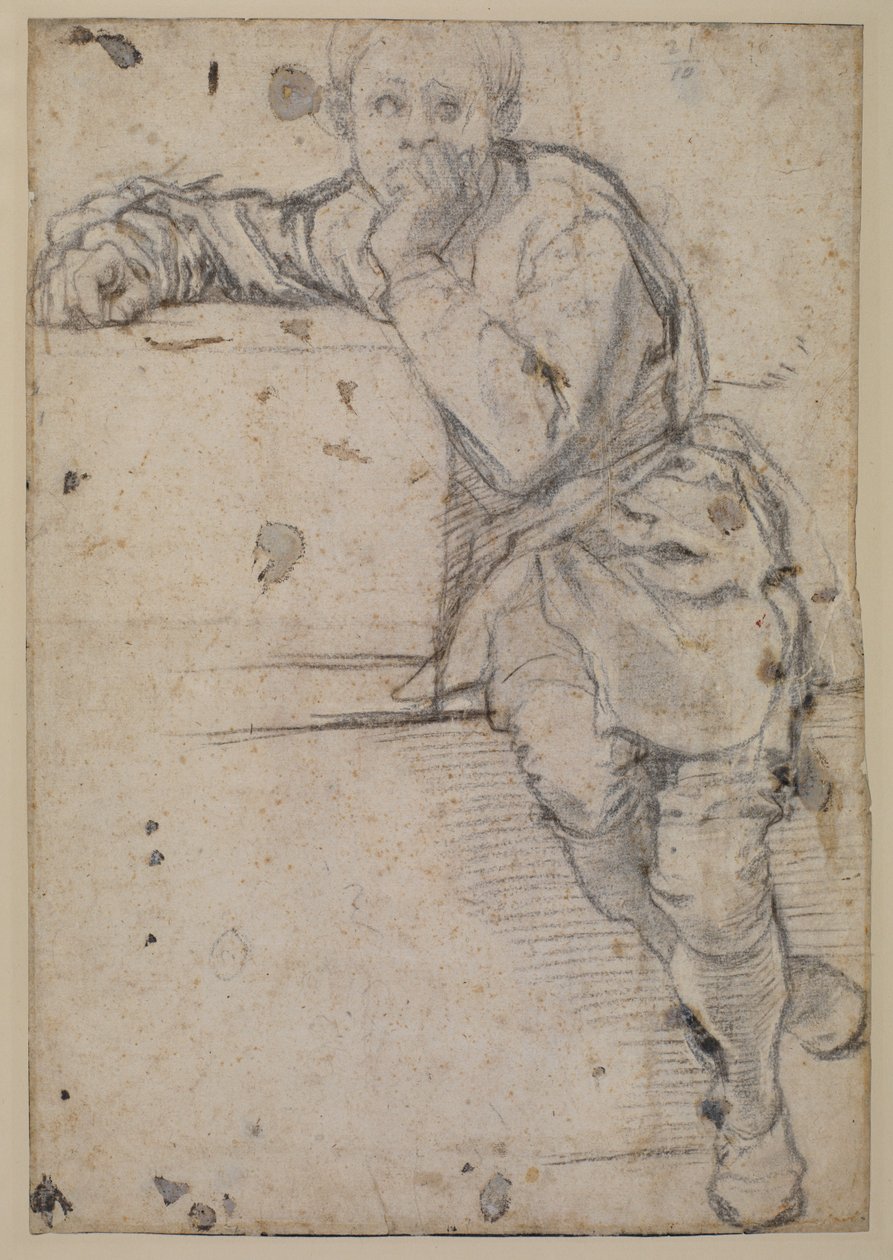 Joven sentado de Jacopo Pontormo