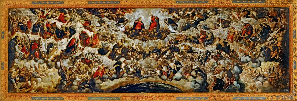 Paradise ... (pintura sobre lienzo) de Jacopo Robusti Tintoretto