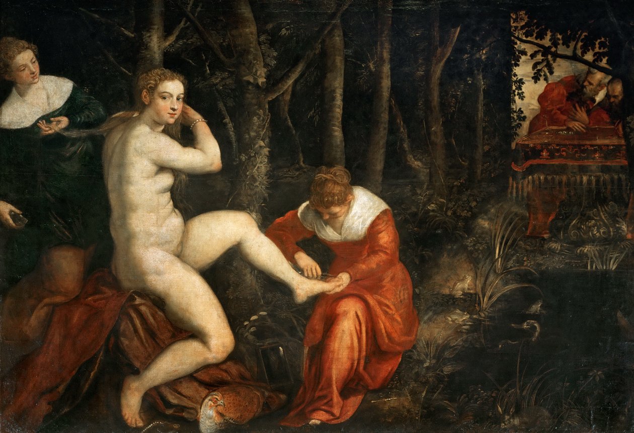Susana y los ancianos de Jacopo Robusti Tintoretto