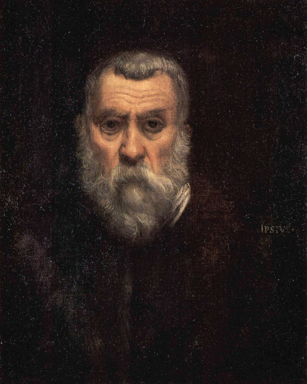 Francés:  Autoportrait Self-Portrait de Jacopo Tintoretto