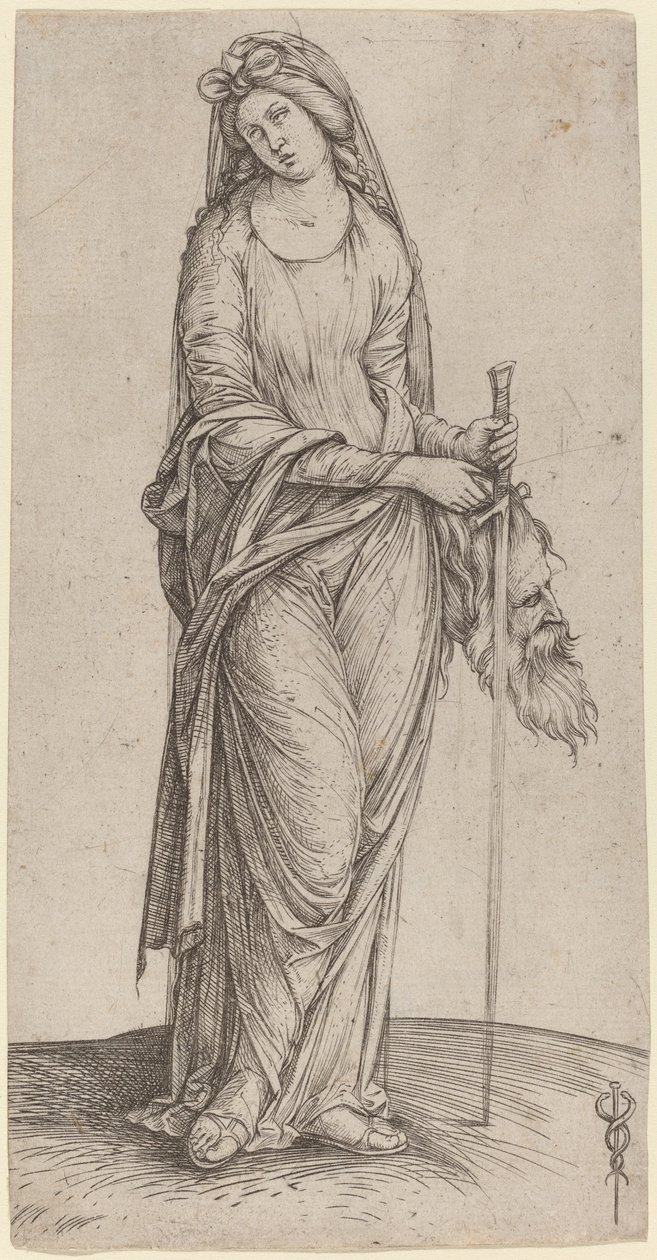 Judith sosteniendo la cabeza de Holofernes de Jacopo de
