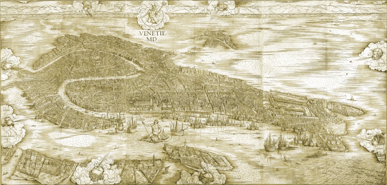 Vista de Venecia de Jacopo de