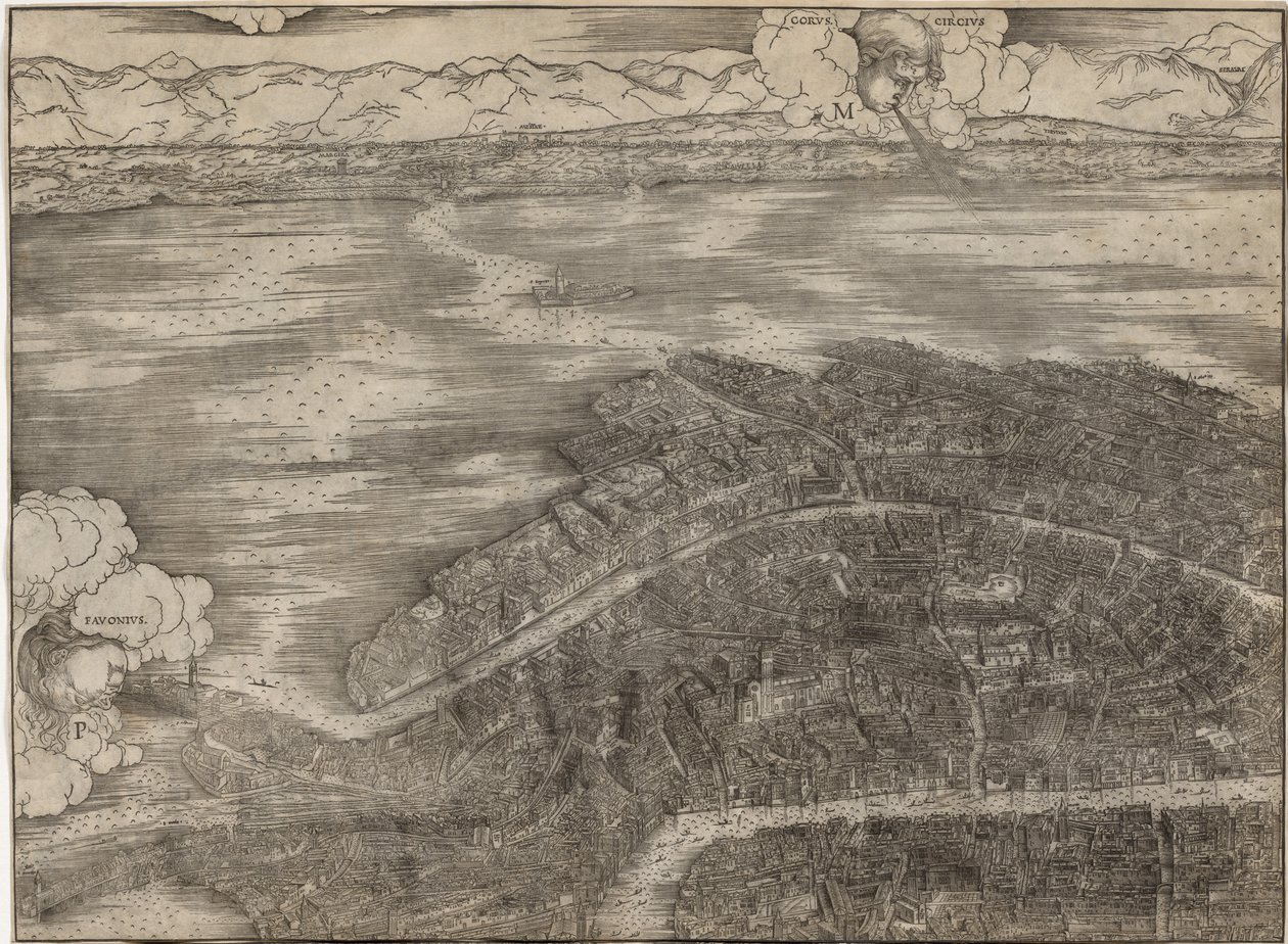 Vista de Venecia de Jacopo de