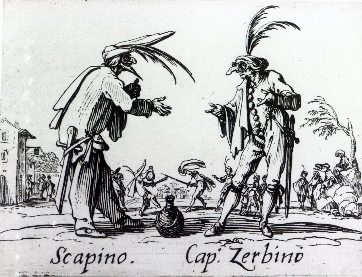 Balli de Sfessania, c.1622 de Jacques Callot