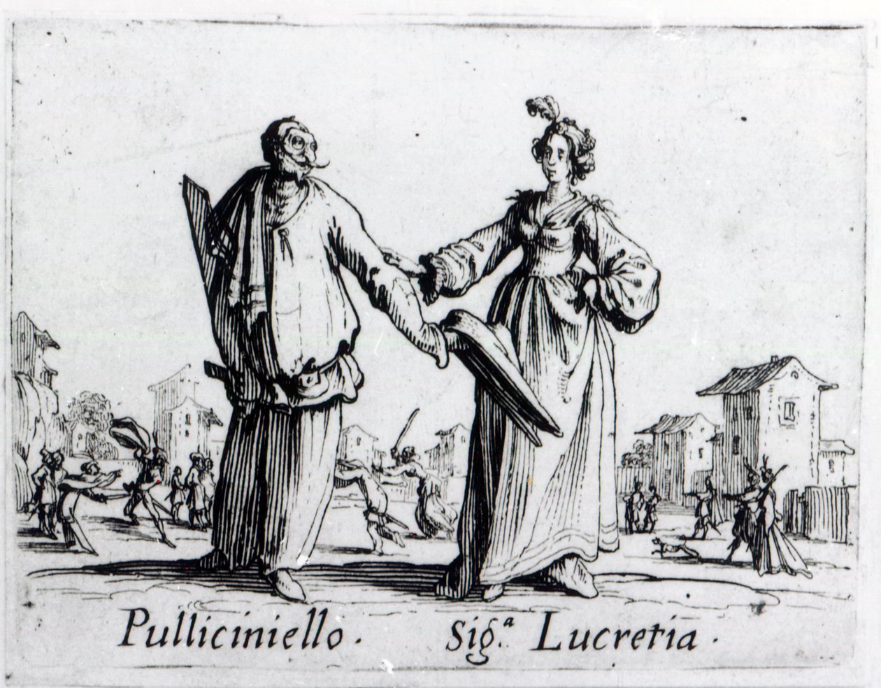 Balli de Sfessania, c.1622 de Jacques Callot