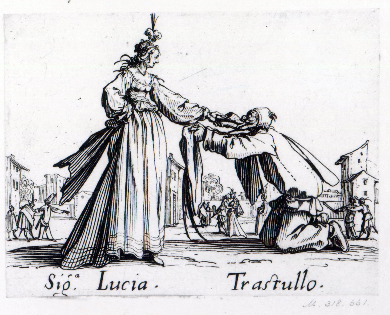 Balli de Sfessania, c.1622 de Jacques Callot