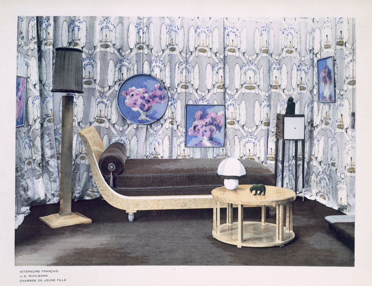 Chambre de Jeune Fille, 1925 de Jacques Emile Ruhlmann