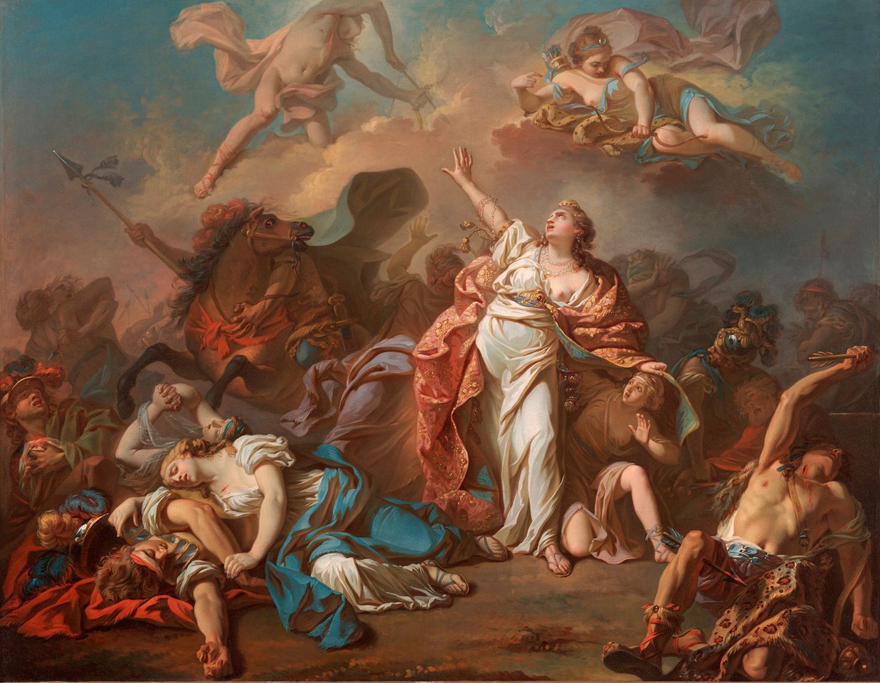 Los Hijos de Niobe de Jacques Louis David