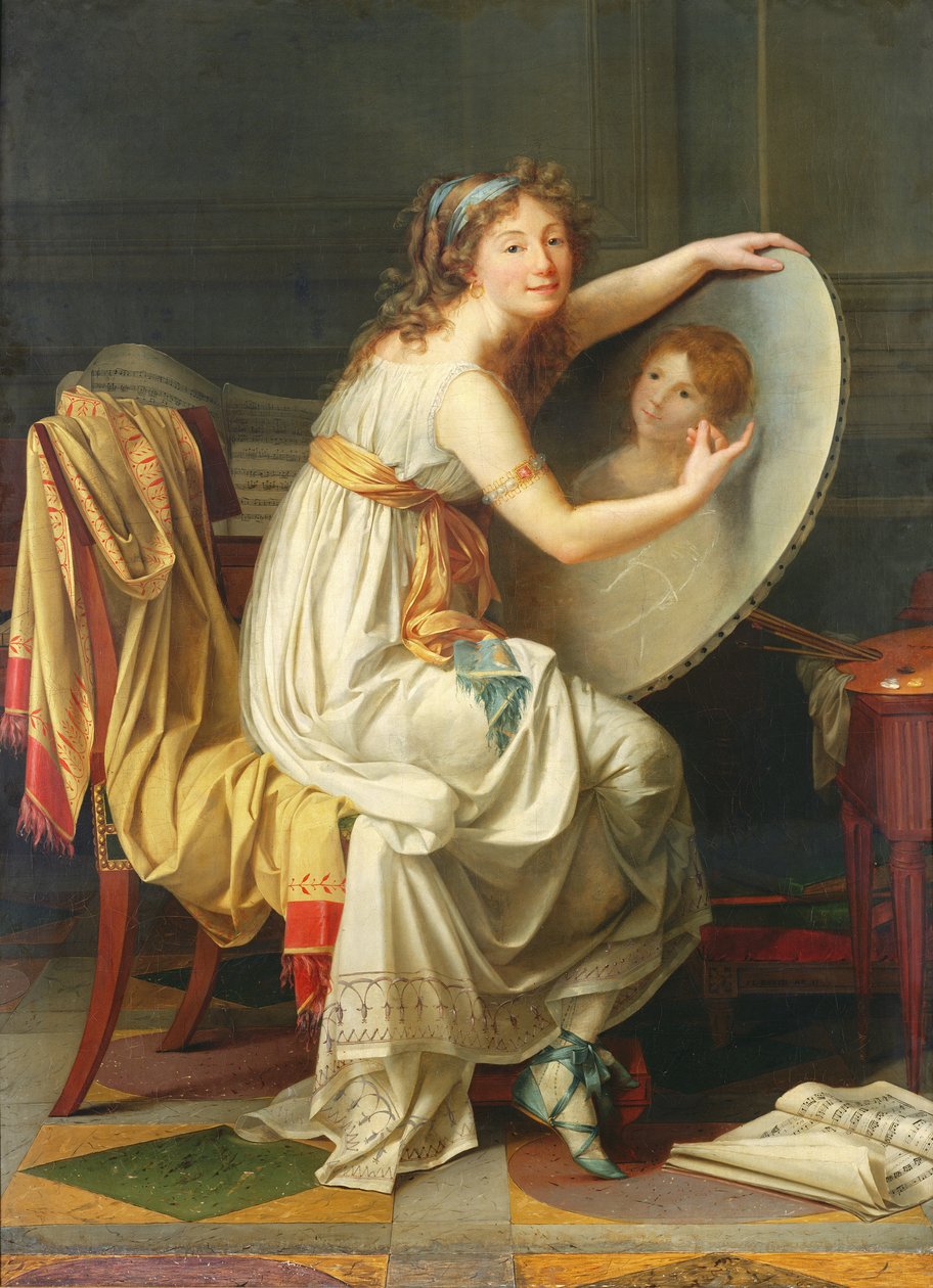 Retrato de Rose Adelaide Ducreux (1761-1802) de Jacques Louis David
