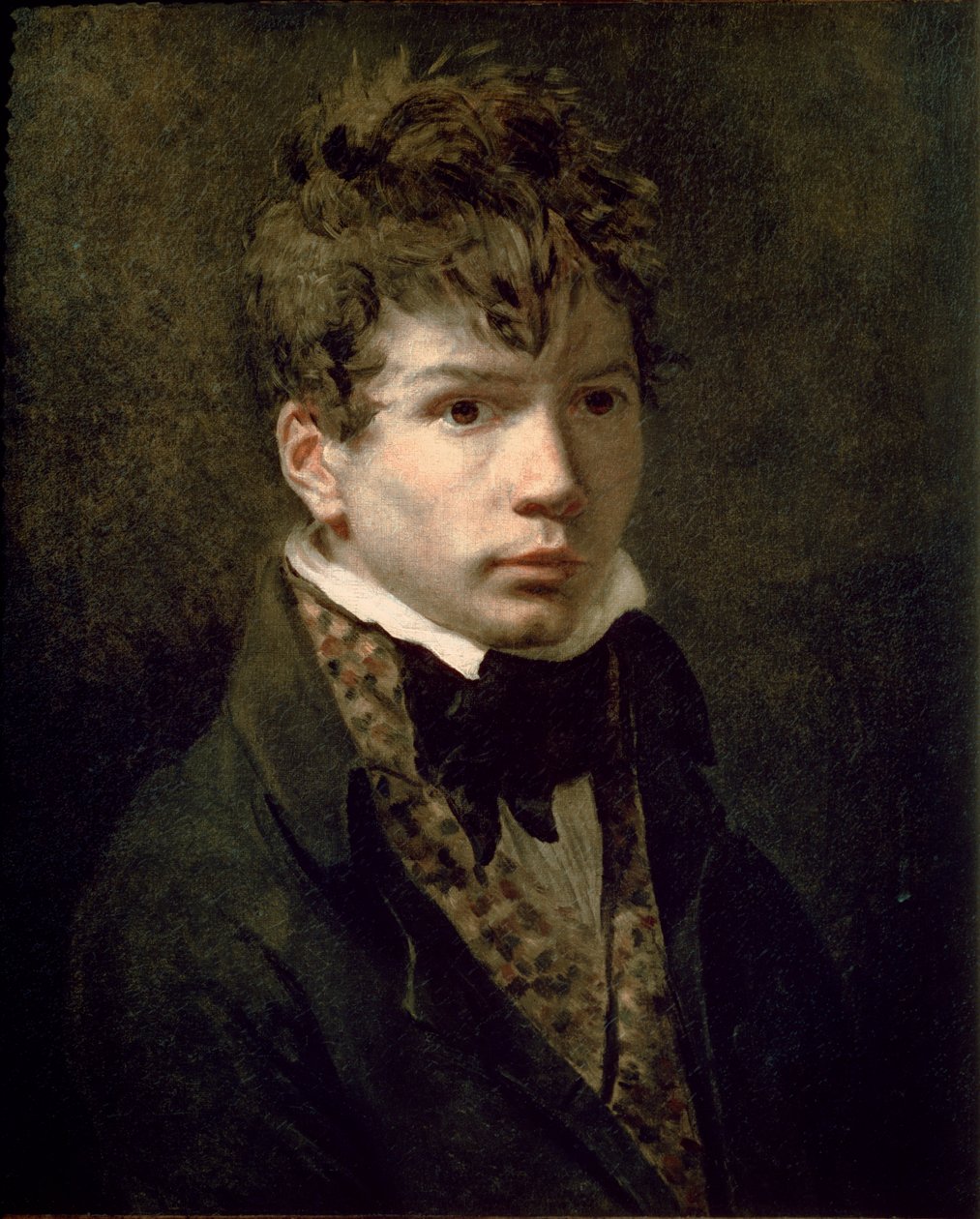 Retrato del joven Ingres (1780-1867) 1790s de Jacques Louis David