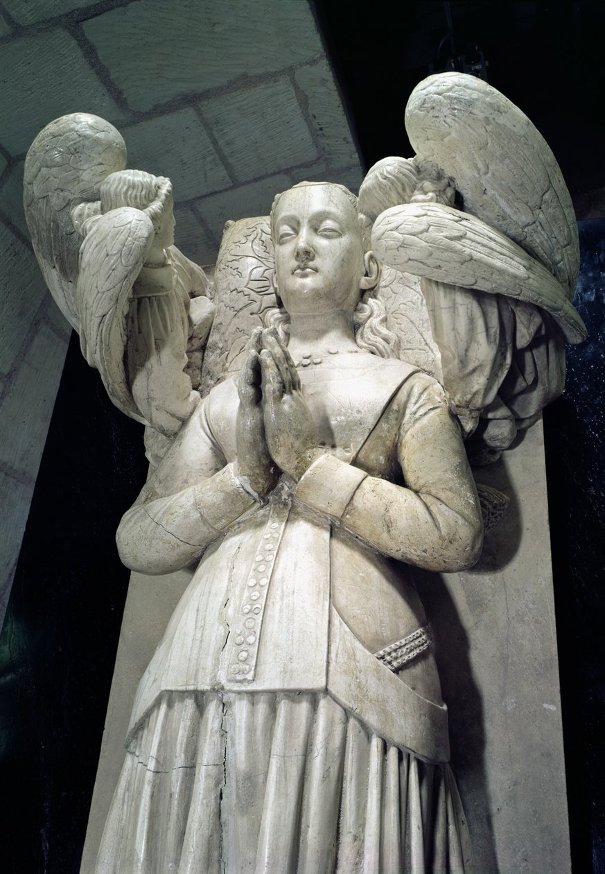 Tumba de Agnes Sorel (c.1422-50) 1450-59 (detalle) de Jacques Morel