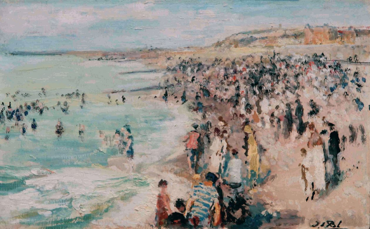 Playa de Dieppe de Jacques Emile Blanche