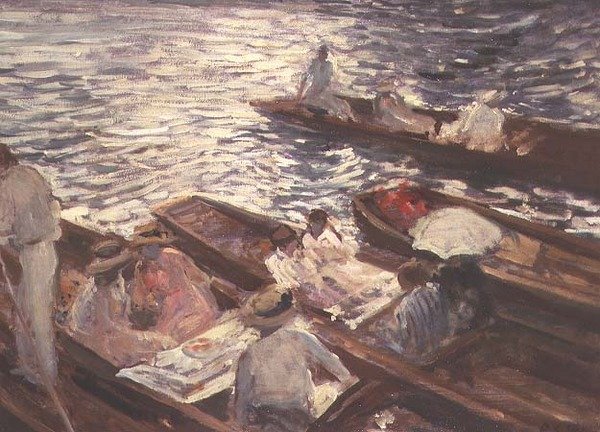 Navegando en Henley de Jacques Emile Blanche