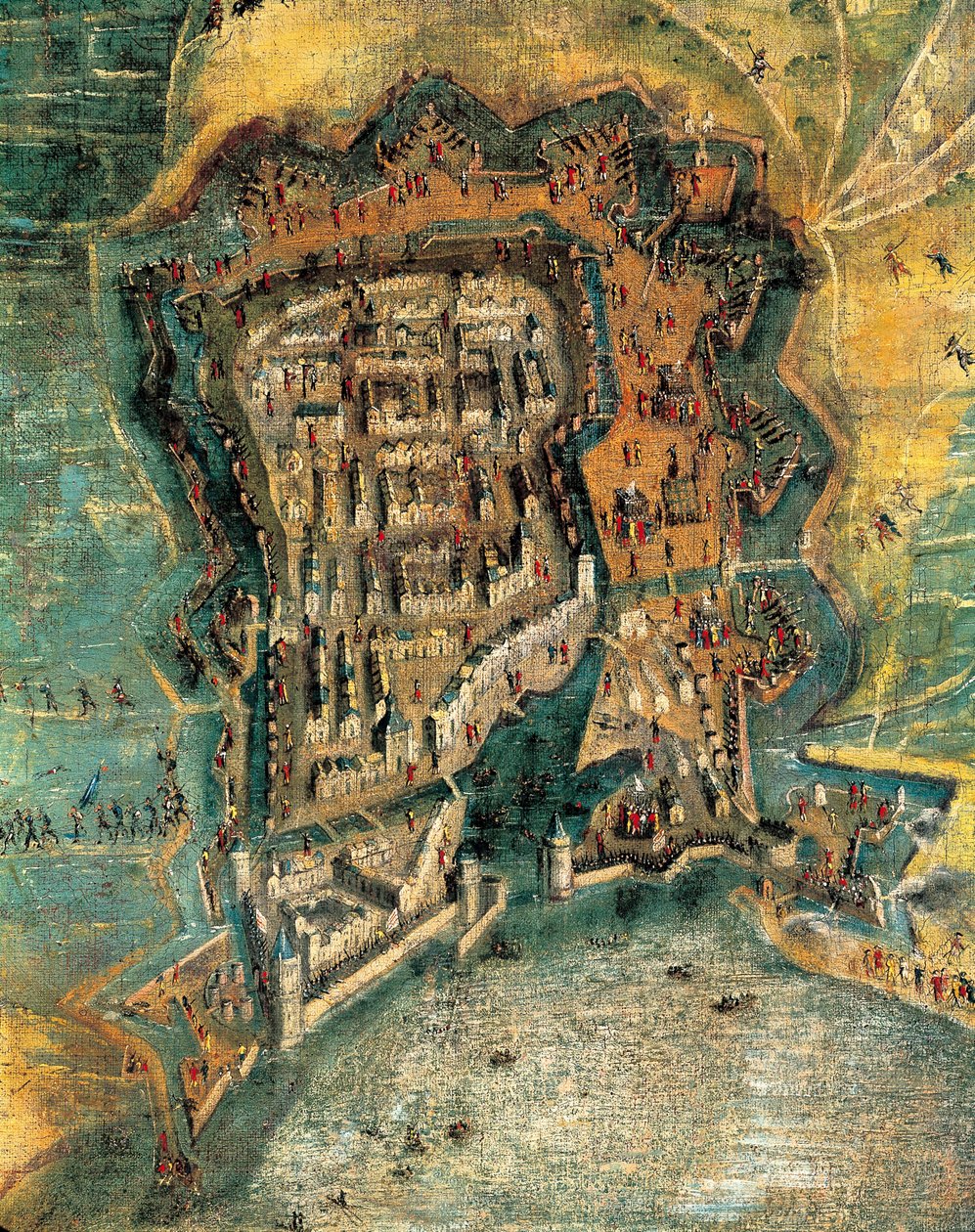 Sitio de La Rochelle de Jacques (after) Callot