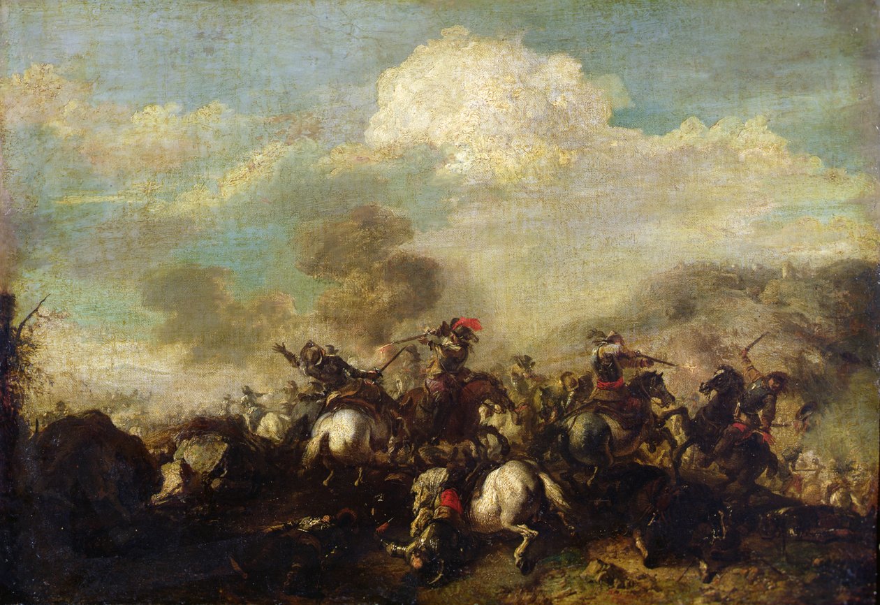 Combate de la Caballería de Jacques 1621 76 Courtois