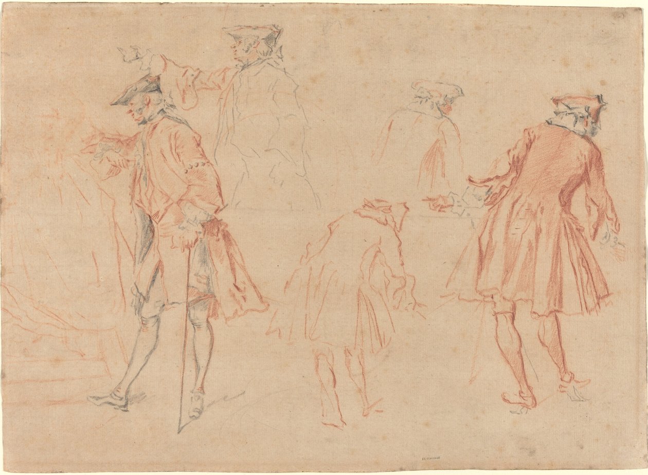 Bocetos de un caballero de Jacques André Portail
