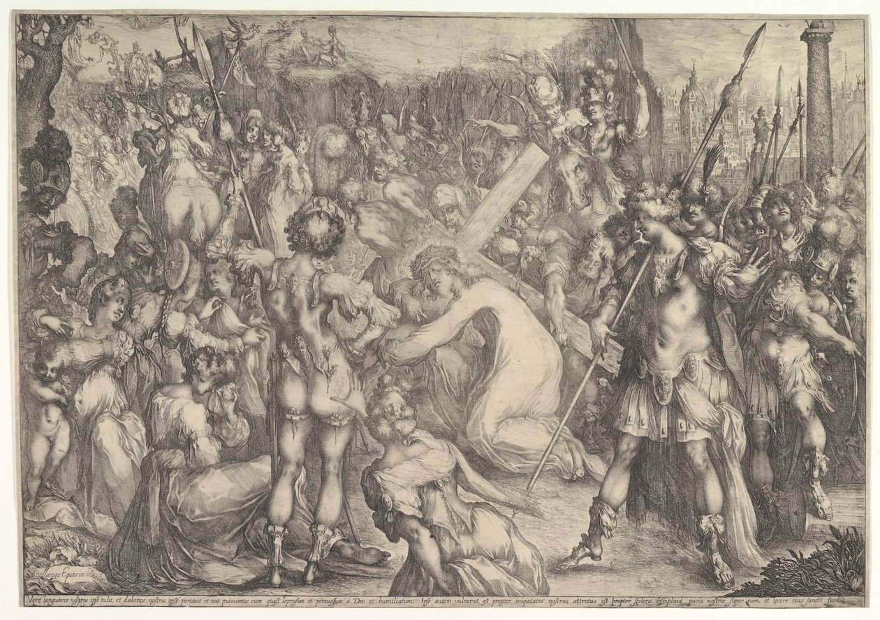 Cristo llevando la cruz de Jacques Bellange