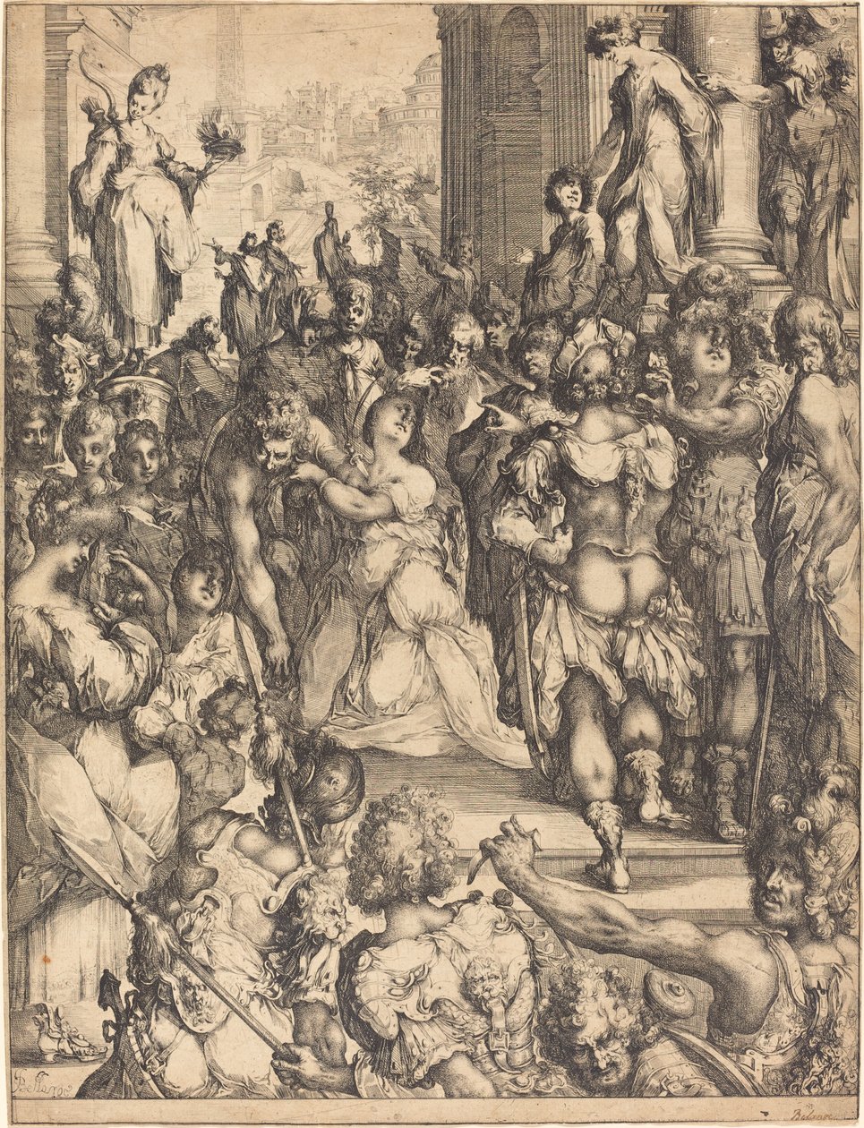 Martirio de Santa Lucía de Jacques Bellange
