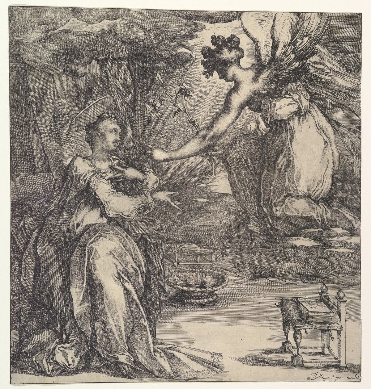 La Anunciación de Jacques Bellange