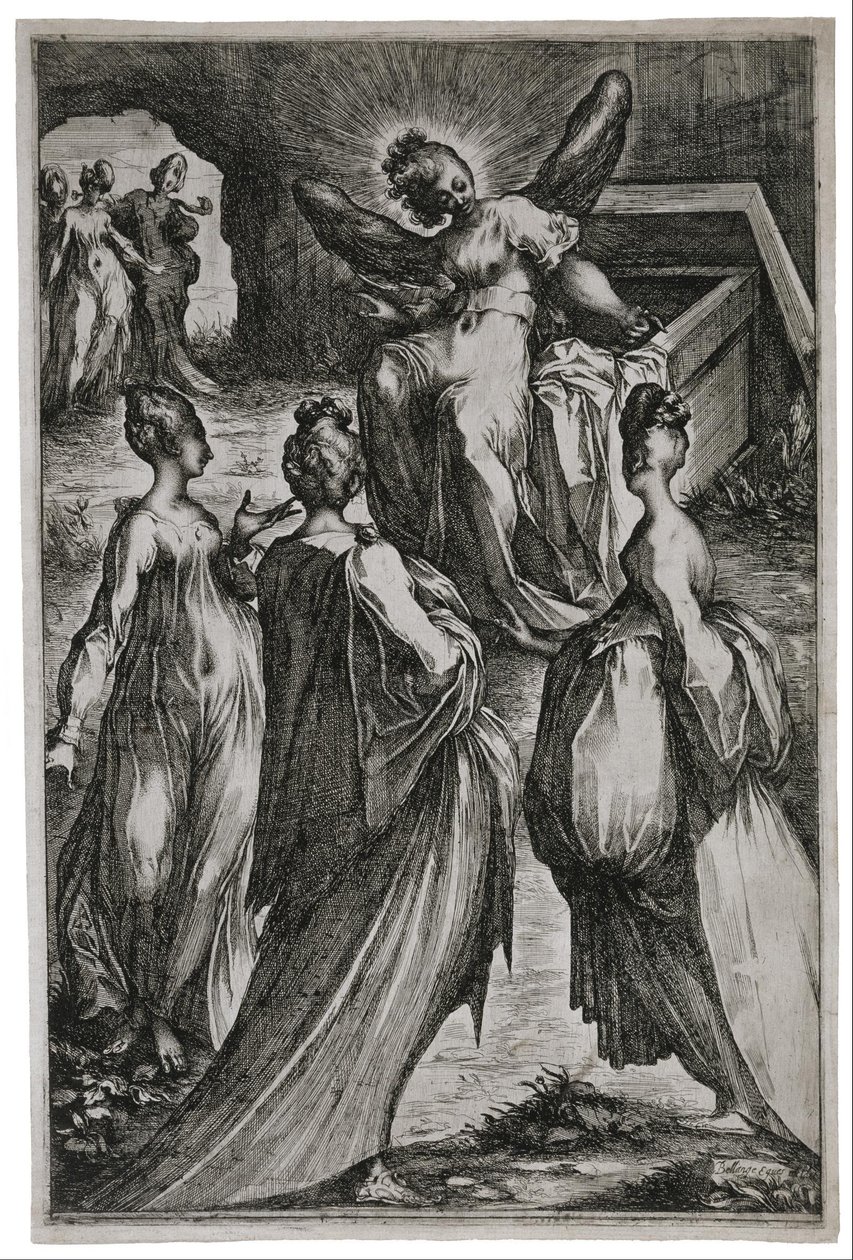 Las Santas Mujeres en el Sepulcro de Jacques Bellange