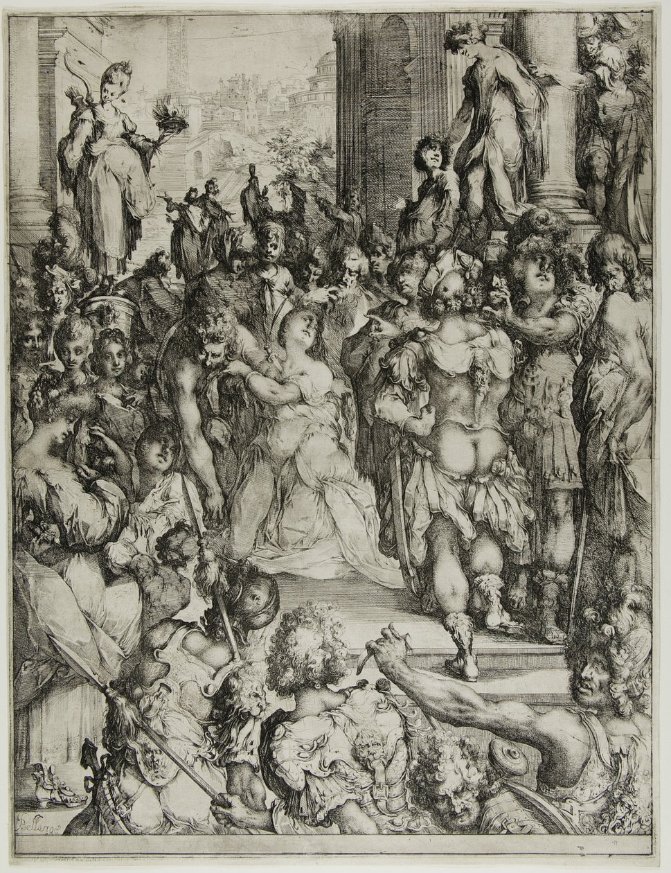 El martirio de Santa Lucía de Jacques Bellange
