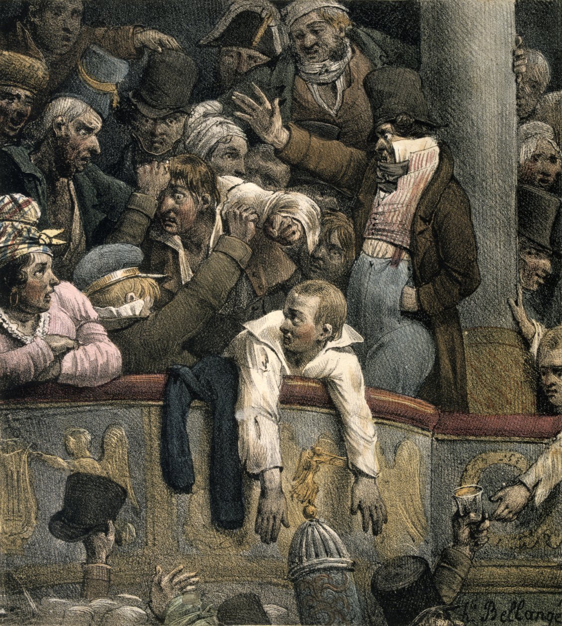 Teatro, finales del siglo XVI-principios del siglo XVII de Jacques Bellange