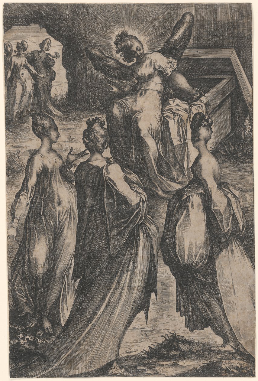 Tres Marías en la tumba de Jacques Bellange