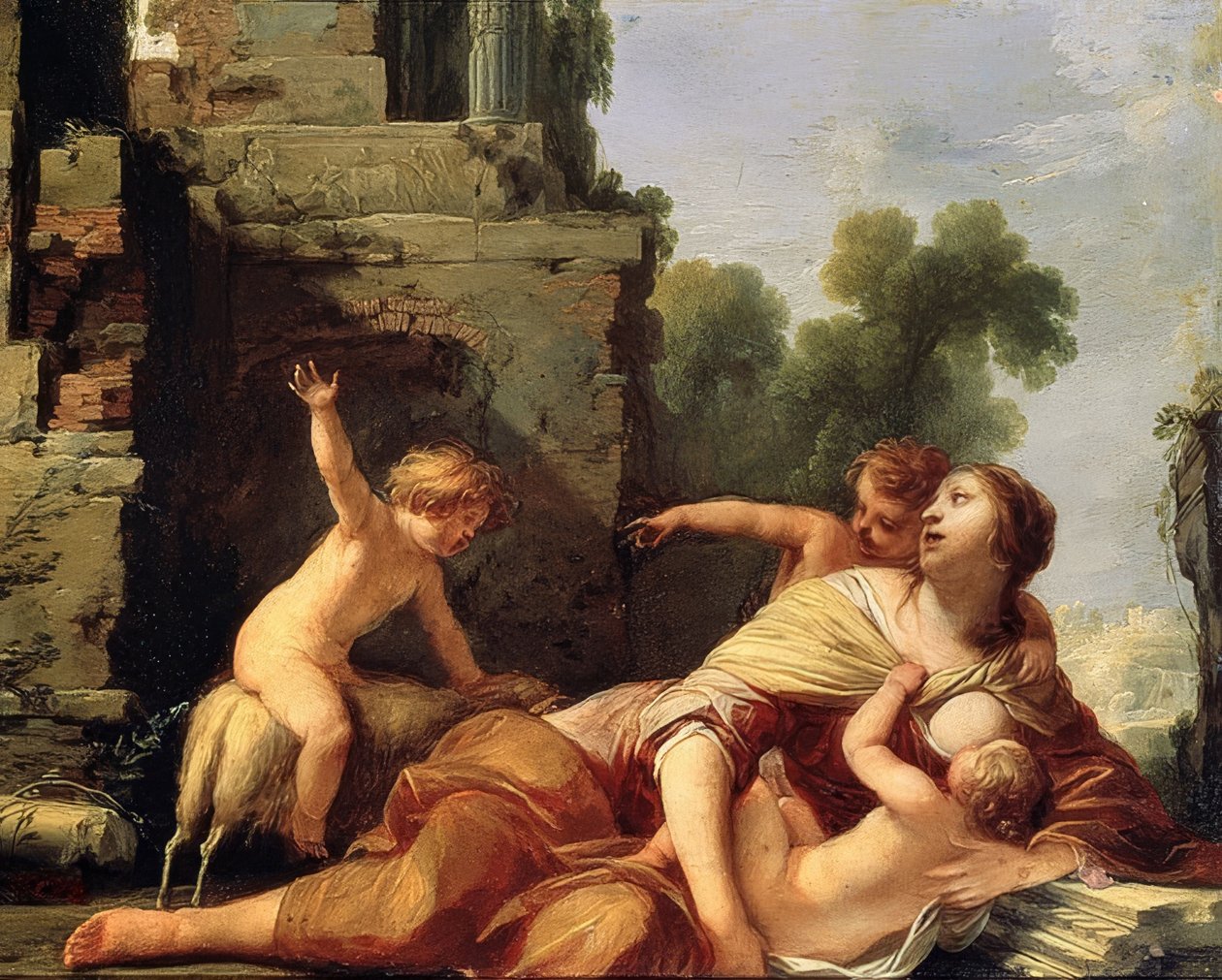 Alegoría de la misericordia de Jacques Blanchard