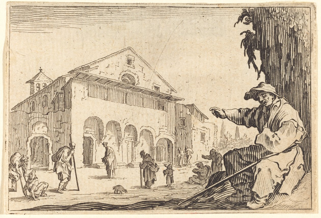 Asilo, c. 1622 de Jacques Callot