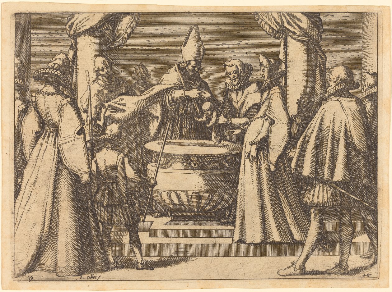 Bautismo del Príncipe de España de Jacques Callot