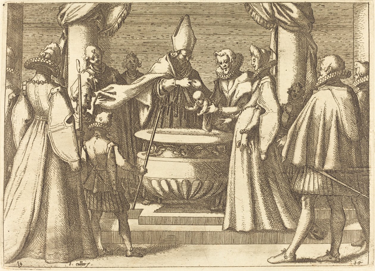 Bautismo del Príncipe de España de Jacques Callot