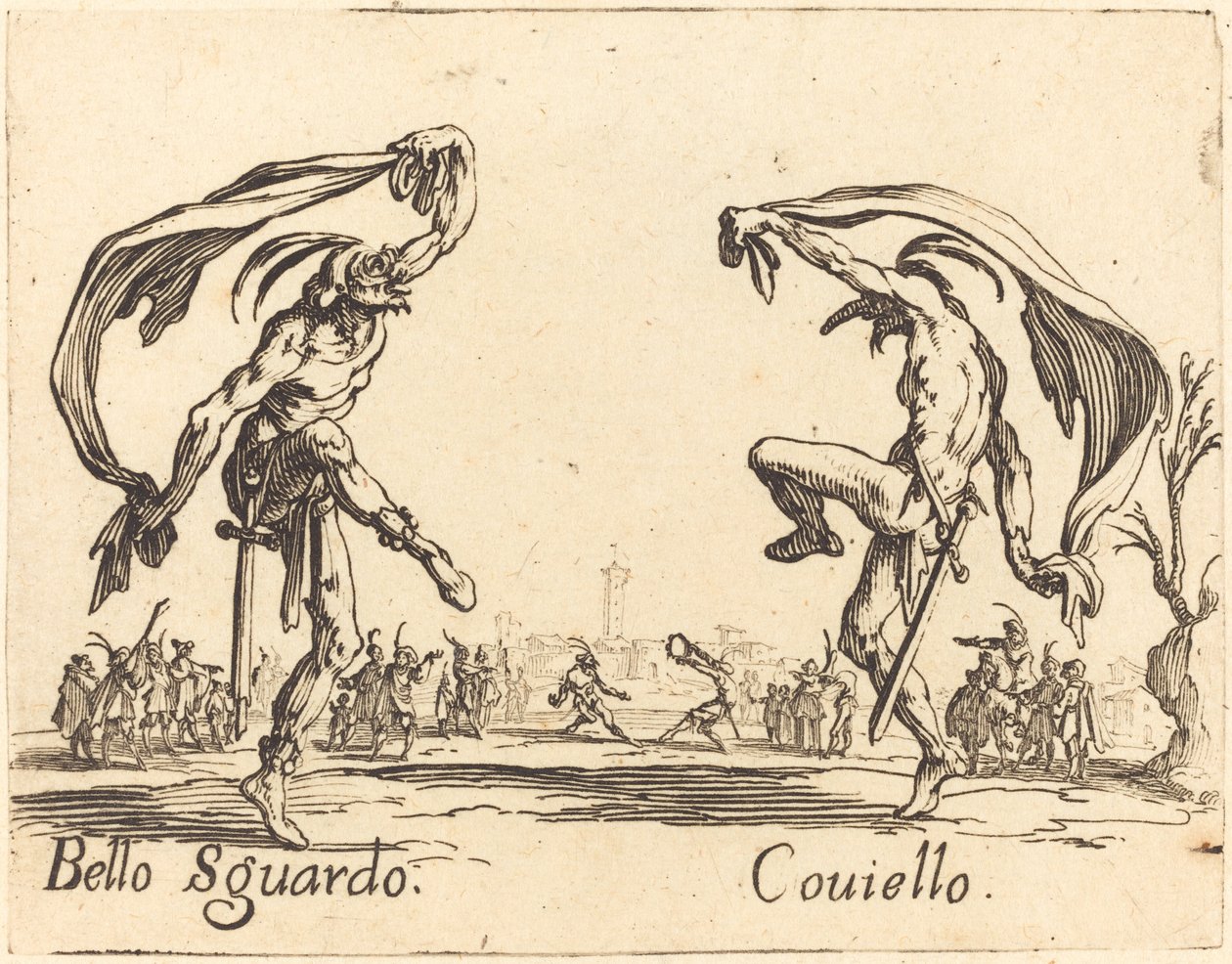 Bello Sguardo y Coviello de Jacques Callot