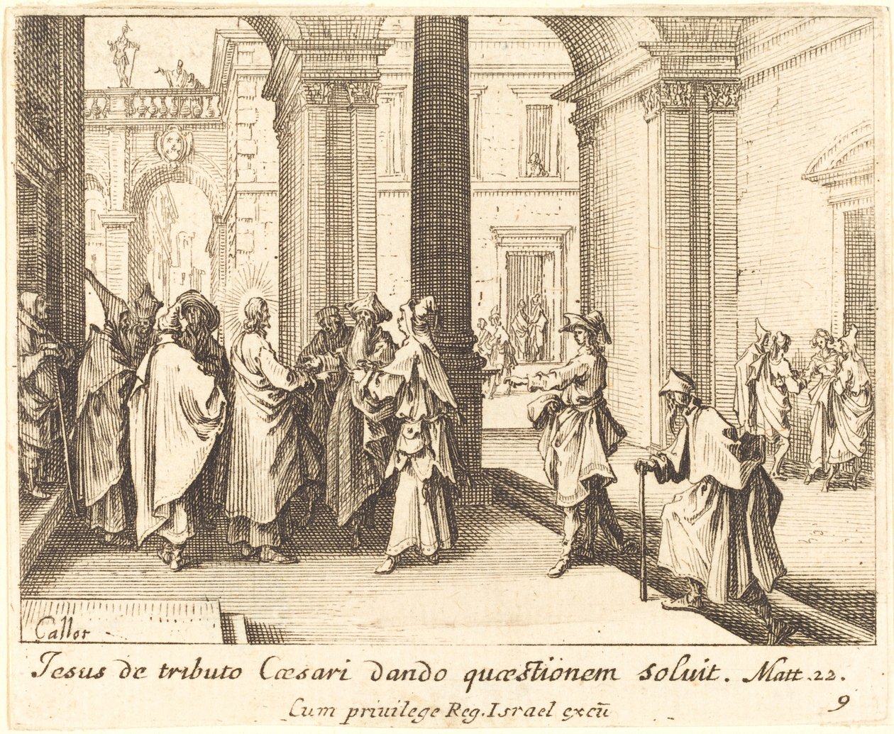 La Moneda de César de Jacques Callot