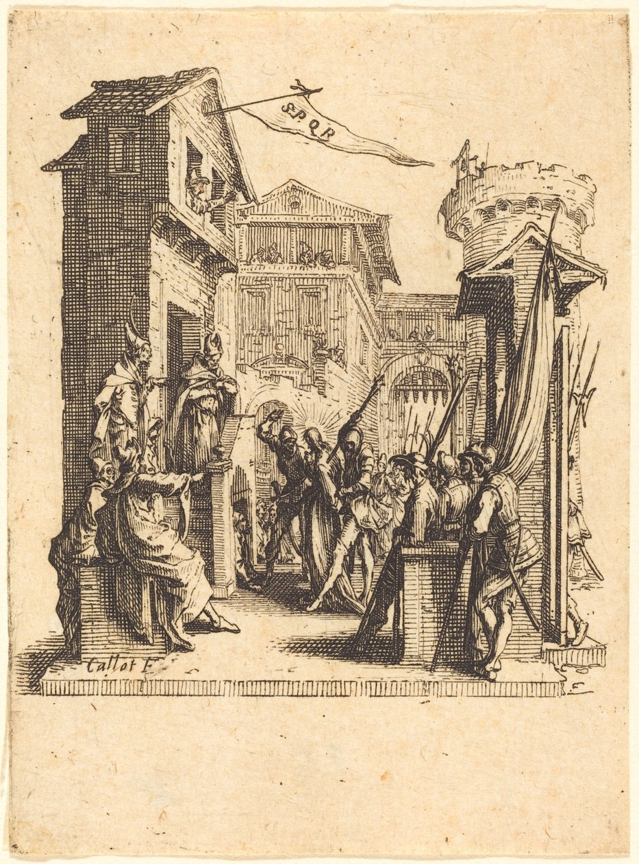 Cristo ante Caifás de Jacques Callot